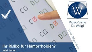 Selbsttest🖊 Habe ich schlimme Hämorrhoiden  Jucken und brennen im Po  sogehtgesund Test4 [upl. by Kcirdla]