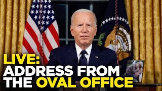 Watch live Biden gives remarks on decision to step aside endorse Harris for 2024 [upl. by Anirba]