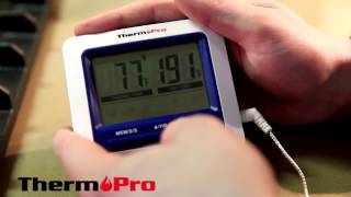 ThermoPro TP 04 Digital Thermometer Introduction [upl. by Froemming]