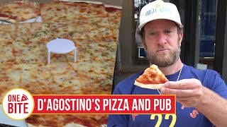 Barstool Pizza Review  DAgostinos Pizza and Pub Chicago IL [upl. by Suoirad]