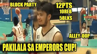 Kai Sotto MAMAW agad Block party at humirit pa ng Alleyoop dunk sa Emperor Cup ng Koshigaya Alphas [upl. by Lower]