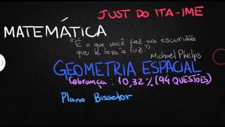 Matemática Geometria espacial Plano Bissetor [upl. by Leoline]