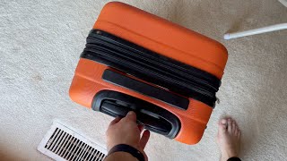 Amazon Basics 21Inch Hardside Spinner Review After Several Years Using [upl. by Accber]