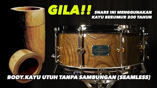 CANOPUS ZELKOVA SNARE 14x65 made in JAPAN  Sound Demo NO CLOSE MICS [upl. by Doll]