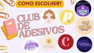 CLUBE de ADESIVOS Qual escolher Adesivos para planner e bullet journal VALORES VANTAGENS E MAIS [upl. by Niko]