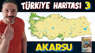 TÜRKİYENİN AKARSULARI  Türkiye Harita Bilgisi Çalışması KPSSAYTTYT [upl. by Neelyhtak]