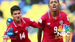 Estos ticos rompieron con orgullo el cerdito de los ahorros  FIFA U17  NBC Deportes [upl. by Asirb]