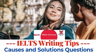 IELTS Writing Tips for Task 2  Causes and Solutions Essay [upl. by Oidale]