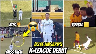 😢Jesse Lingards failed KLeague debut as booed and booked in 13minutes [upl. by Eleda218]