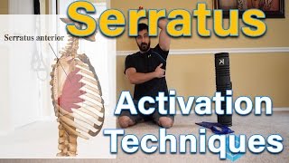 Serratus Activation Exercises [upl. by Neleag]