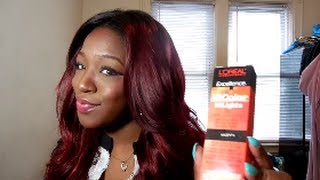 Loreal Hicolor High Lights Magenta Review amp Demo [upl. by Quartis225]