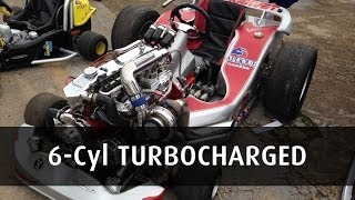 GoKart with 41 6Cyl TURBOCHARGED ENGINE [upl. by Marv]