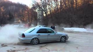 Gabrovo MercedesBenz W202 Kompressor Drift [upl. by Handbook653]