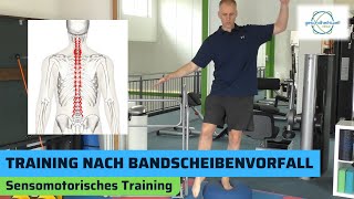 Training nach Bandscheibenvorfall  Sensomotorisches Training [upl. by Zulch448]