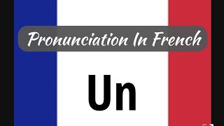 Learn french pronunciation  improve french pronunciation [upl. by Akital]