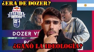 OPINIÓN  REACCIÓN DOZER vs ROMA ANALIZANDO TONGOS 4  ¿IDEOLOGÍA O TALENTO [upl. by Britni415]