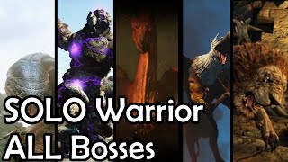 Dragons Dogma  ALL BOSSES  SOLO Warrior [upl. by Yendor561]