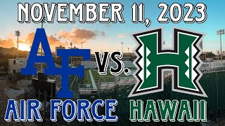 Live Highlights Air Force vs Hawaii Football November 11 2023 [upl. by Imoian]