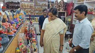 Poompuhar Kolu Exhibition Inauguration l Salem [upl. by Atiuqad]