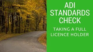 Standards Check Taking a full licence holder on Standards Check [upl. by Rafi]