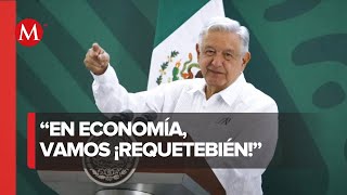 AMLO dice que México puede ser el país con más crecimiento económico en el mundo este año [upl. by Siloa828]