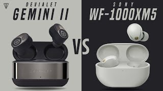 Devialet Gemini II VS Sony WF1000XM5 [upl. by Etnauj]