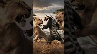 Honey Badger Stoffel Escapes His Enclosure and Battles a Lion [upl. by Hairom473]