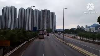 Road trip off to shatin bus stop terminal and MTR station  from Maon Shan to Shatin Hong Kong [upl. by Aleac]