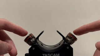 ASMR Deep and Sensitive Tascam Mic Touching with Fingertips [upl. by Colin]