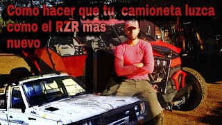 Mira como logramos convertir una Nissan de 1980 en un RZR 4x4 FirstRTX4 [upl. by Conah]