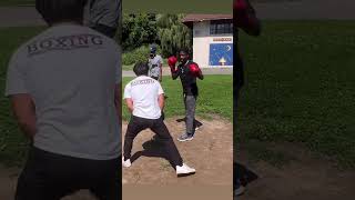 Lil CraCra Sparring Tdt  STREET BOXING [upl. by Adaline]