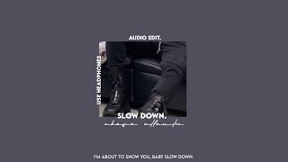 chase atlantic  slow down audio edit [upl. by Palm]