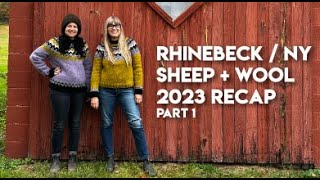 CAKEpalooza Indie Untangled and Wool amp Folk 2023  Rhinebeck Vlog Vol I [upl. by Granger765]