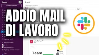 SLACK per COMUNICARE MEGLIO al lavoro  Tutorial Completo [upl. by Lindeberg]