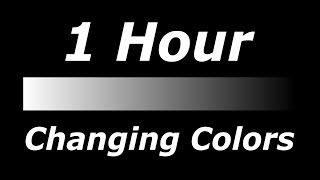 Relaxing Color Changing  White Black Screen Lights 1 Hour [upl. by Yurt787]