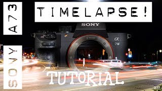 Sony A7iii Timelapse  In Body Intervalometer Functions Examples and Post Tutorial [upl. by Suiluj519]