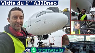 Visite technique du premier Airbus A320neo de transaviaFr [upl. by Sollows627]