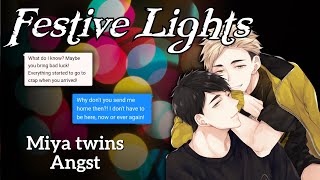 quotFestive Lightsquot  Miya Twins Angst Part 12  Haikyuu texts [upl. by Bibby966]