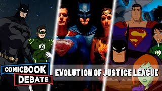 Evolution of JUSTICE LEAGUE in Movies 2019 [upl. by Yllatan156]