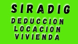 👉COMO DEDUCIR LOS ALQUILERES EN SIRADIG 572 WEBtutorialesafip tramitesafip noticiasafip [upl. by Miah211]