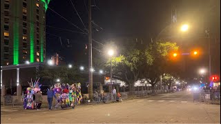 Downtown for the Infant Mystics amp Order of Doves Parades mardigras mobilealabama [upl. by Belamy]