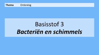 VMBO 3  Ordening  3 Bacteriën en schimmels  8e editie [upl. by Nnahs370]