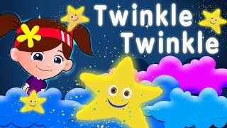 Twinkle Twinkle Little Star Song Lyrics Fun Learning Nursery Rhyme For Kids  Kids Song Channel [upl. by Lemhaj]