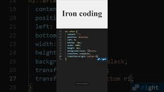 css underline animation  css underline hover effect tutorial [upl. by Natsirhc]