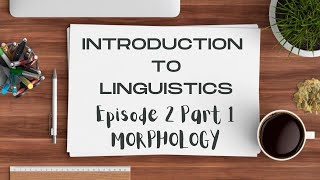 Morphology Part 1 Introduction to Linguistics Episode 2 [upl. by Nosneh186]