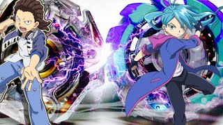 Uber Unicrest VS Omni Odax Beyblade Burst Battle Unicorn VS the God of War [upl. by Marko129]