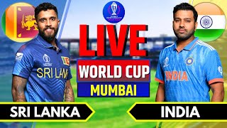 India vs Sri Lanka Live  ICC World Cup 2023  IND vs SL Live  ICC World Cup Match Live Innings 2 [upl. by Thorfinn]