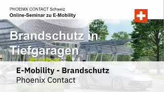 Webinar Brandschutz in Tiefgaragen bei EMobility Ladestationen [upl. by Ednarb]