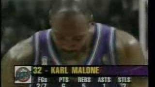 1997 NBA Finals Jazz vs Bulls Game 6 part 5 [upl. by Nocam653]