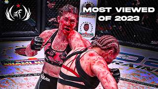 Invicta’s MOST VIEWED of 2023  Top 5 Fights [upl. by Esiole76]